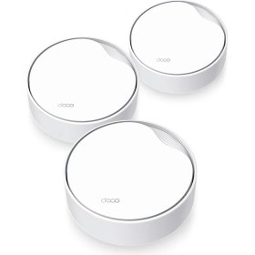 Resim TP-Link Deco X50-PoE(3-pack) PoE Destekli Wi-Fi 6 Mesh Sistemi | AX3000 Mbps Hız | Fiber Uyumlu | Çift Bant | 2.5 Gbps Port | 150 Cihaz | 600 m² Kapsama Alanı | WPA3 | Mobil Uygulama ile Kolay Kurulum 