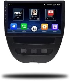 Resim MarTechno Android Multimedya 4GB RAM 32GB Hafıza Citroen C1 2007-2013 ile uyumlu 