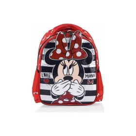 Resim Minnie Mouse Frocx Minnie Anaokulu Çantası Brick Iconic Forever Anaokulu Sırt Çantası 