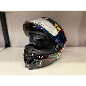 Resim Sway KASK SWAY SW 867 PERİ Colorful Full Face 