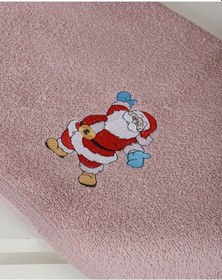 Resim Mira Home Banyo Havlusu Takımı Noel Baba Nakışlı 
