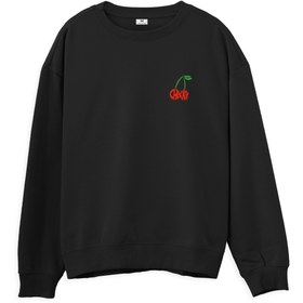 Resim Cherry - Sweatshirt - Regular - Siyah / XXL / Regular 