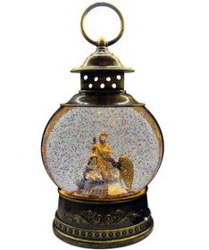 Resim Işıklı Yılbaşı Kar Küresi Angels Temalı 1 Adet 