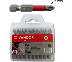 Resim Vandor Anti Slip Bit Kaydırmaz Bits S2 Yüksek Kalite Çelik Pz2 50 - 729927867397 