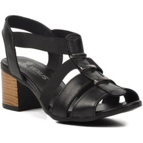 Resim Venüs 1857227y Kadın Deri Sandalet 1857227Y-R1534 Siyah 