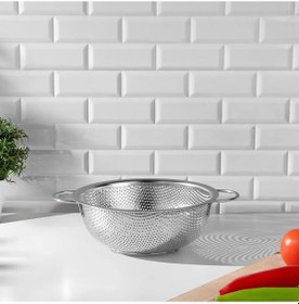 Resim Nehir Paslanmaz Çelik 20 Cm Süzgeç 