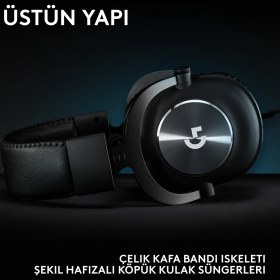 Resim Logitech Pro x Se Kablolu Dts Headphone:x 7.1 Çıkarılabilir Mikrofonlu Oyun Kulaklığı, Siyah 