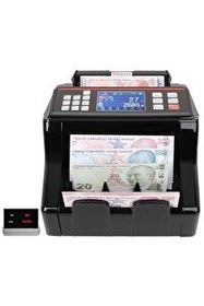 Resim Baove GB8200 Karışık Para Sayma Makinesi - TL - Euro - USD - Türkçe Sesli Uyarı Müşteri Ekranı 