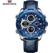 Resim Hanyang Sbebe Navıforce Erkekler Için Askeri Saatler Lüks Spor Kronograf Alarm Kol Saati Su Geçirmez Kuvars Büyük Saat Dijital Erkek Izle (Yurt Dışından) 