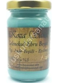 Resim Koza Ezilmiş Ebru Boyası 105cc Pigment Jade Yeşili 