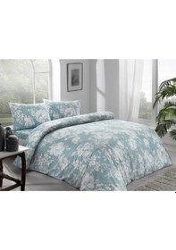 Resim Taç Abril Mavi Tek Kişilik Nevresim Takımı 