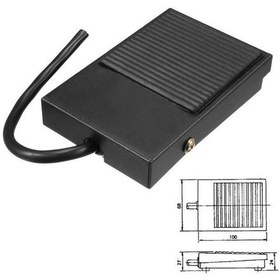 Resim Fs-1 Ayak Pedalı Metal Korumasız 20 Cm Kablosuz 250v 15a Lf-10 / Mpd-1500 / Ap-1 