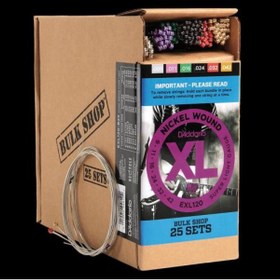 Resim Daddario EXL120-B25 (25 SET) ELEKTRO GİTAR TEL SETİ, XL, 9-42, NICKEL 25 Complete String Sets For E 