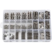 Resim Seeppitous 1080PCS M2/m3/m4 Paslanmaz Çelik Altıgen Soket Cıvatası ve Somunlar Set Bağlantı Elemanı Altıgen Soket Baş Kapak Vidaları 3pcs Fındık Anahtar Kiti (Yurt Dışından) 