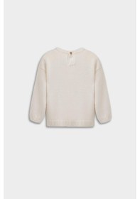 Resim Defacto Erkek Bebek Bisiklet Yaka Baskılı Kazak A3851a525auer233 Ekru 