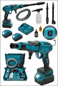 Resim MOONSHOP Pro Seri 48WF Kömürsüz Motor Yüksek Basınçlı Akülü Oto Araba Yıkama İlaçlama Makinesi Şarjlı 