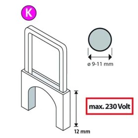 Resim Novus K/12 Tip İzoleli Kablo Zımba Teli 350 Li Paket 