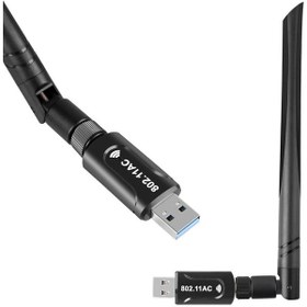 Resim DB1200AC USB 3.0 Dual Band 1200 Mbps Wi-Fi Kablosuz Alıcı Ağ Adaptörü 