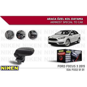 Resim Ford Focus Iıı 2015 Araca Özel Kol Dayama Siyah (546832464) 