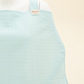 Resim Çift Katlı Muslin Emzirme Önlüğü - Su Yeşili Muslin 