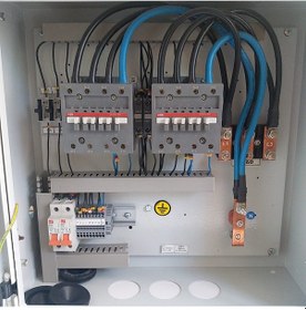Resim 4x100 Amper Jeneratör Güç Transfer Panosu 
