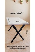Resim wood idea 70 X 110 Mutfak Masası....yemek Masası...çalişma Masası 