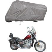 Resim Teksin Honda Vt 800 Shadow Arka Çanta Uyumlu Motosiklet Brandası Motor Brandası 