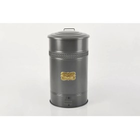 Resim PremiumPort Metal Galvaniz Çöp Kovası, Kapaklı, 16 Lt, Mutfak ve Banyo Için 