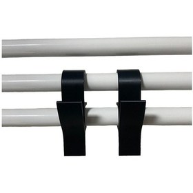 Resim Havlupan Ve Banyo Askısı 3 Lü Büyük Boy Set Siyah 