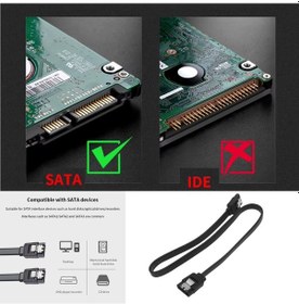 Resim Sata 3.0 Data Kablosu 40 Cm 6gb/s Hdd Ve 2.5" Sata Ssd Bağlantı Kablosu 1 Adet 