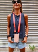 Resim Bonnie&Chico Iphone 12 Promax Uyumlu Çapraz-ayarlanabilir Mocha Telefon Askısı 