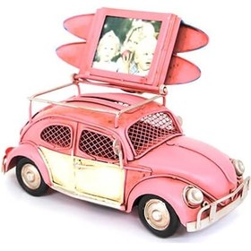 Resim Dekoratif Metal Araba Çerçeveli Ve Kumbaralı 1204e-3091ss Model 