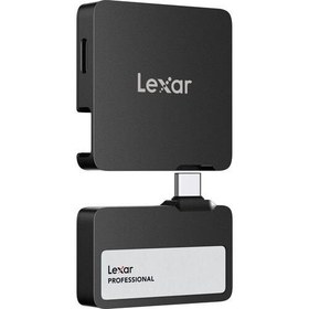 Resim Lexar 1TB Professional Go USB 3.2 Gen 2 Portable SSD + Hub 