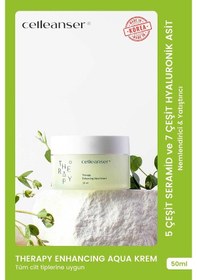 Resim 5 Seramid Ve 7 Hyaluronik Asit İçeren Nemlendirici Ve Yatıştırıcı Therapy Enhancing Aqua Krem 