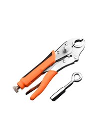 Resim Mufunye Zemin Isıtma Uzmanı Çelik Kelepçeli Çok Fonksiyonlu Boru Sökme Takma Aleti - Hızlı Kurulum & Profesyonel Onarım Seti 