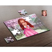 Resim Kişiye Özel Prenses Karikatürlü Ahşap Puzzle-2 