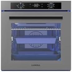 Resim Luxell 2'Li Ankastre Set(A-68 Sgf3 Dijital Ddt 88 Lt Platinum Metalik Gri Fırın/Oc 88 Cam Ocak) 