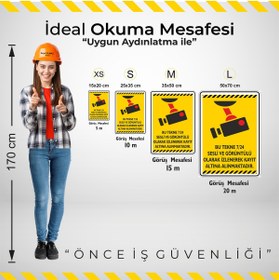 Resim isgtabelam 25x35cm/fosforlu Dekota/Bu Tekne 7/24 Sesli Ve Görüntülü Olarak Kayıt Altına Alınmaktadır/v1-2 