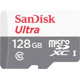 Resim Sandisk Ultra® Microsdxc 128GB Hafıza Kartı, C10, Uhs-1, 100MB/S R, 4x6, 7y 