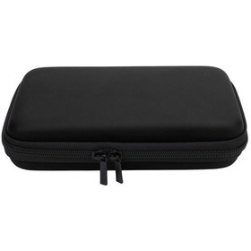 Resim Vkemall New 2ds Xl/2ds Ll/3ds İçin Sert Kılıf, Su Geçirmez Pu + Eva, 8 Oyun Kartı Slotu, Mesh Çanta Ve Bileklik Kayışı - Taşınabilir Oyun Konsolu Koruyucu Kılıf Siyah 