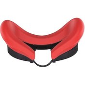 Resim Pazly Meta Quest 3 Vr Kulaklık Ter Önleyici Kapak - Kırmızı Yumuşak Göz Maskesi Kırmızı 
