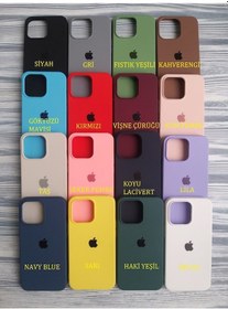 Resim Apple Uyumlu iPhone 13 Pro 6.1 Lansman Içi Kadife Silikon Logolu Kilif 514049155 