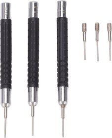 Resim Hyuduo Watch Band Zincir Bağlantı Sökücü Bahar Çubuğu Aracı Watch Band Araç Seti Saat Zinciri Pimi Sökücü Seti 3 in 1 Makaralı Zincirler Için Saat Onarım Araçları 