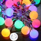 Resim 2D Düz, 1 adet 10LED'li Dişli Ampul Tasarımı Işıklı Dize, Pil ile Çalışır, Pilleri Yoktur, İç ve Dış Mekan Dekorasyonu için Uygun, Bahçe Süsleri, Açık Hava Kamp Çadırı Atmosfer Işıkları, Tatil Partileri ve Diğer Süslemeler 