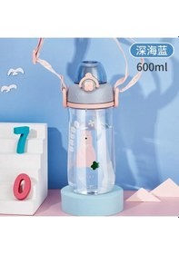 Resim Shotay Cute Tritan Matara 600 Ml Mavi Karma 