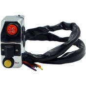 Resim Rogfer Motosiklet Modifikasyonu Alüminyum Alaşımlı Kolu Anahtarı Yüksek Düşük Huzme Işık Dönüş Sinyali Korna Kontrol Anahtarı Gümüş 