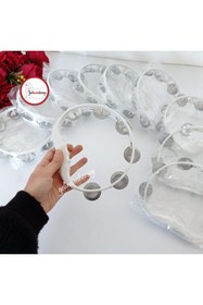 Resim Gelincimherşey 10’lu Beyaz Plastik Zilli Tef 