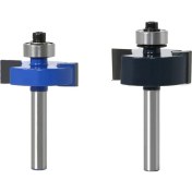 Resim Guangdong Spirit Yönlendirici Kesici Kafa -6mm Shank Ağaç Işleme Alet Yuvasıağaç Işleme Araçları Için Zıvana Kesici -2 Adet 