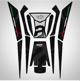 Resim Aprilia Sr Gt 200 125 Gri Tank Pad Sticker 