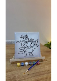 Resim Bluey Tuval Boyama Seti 